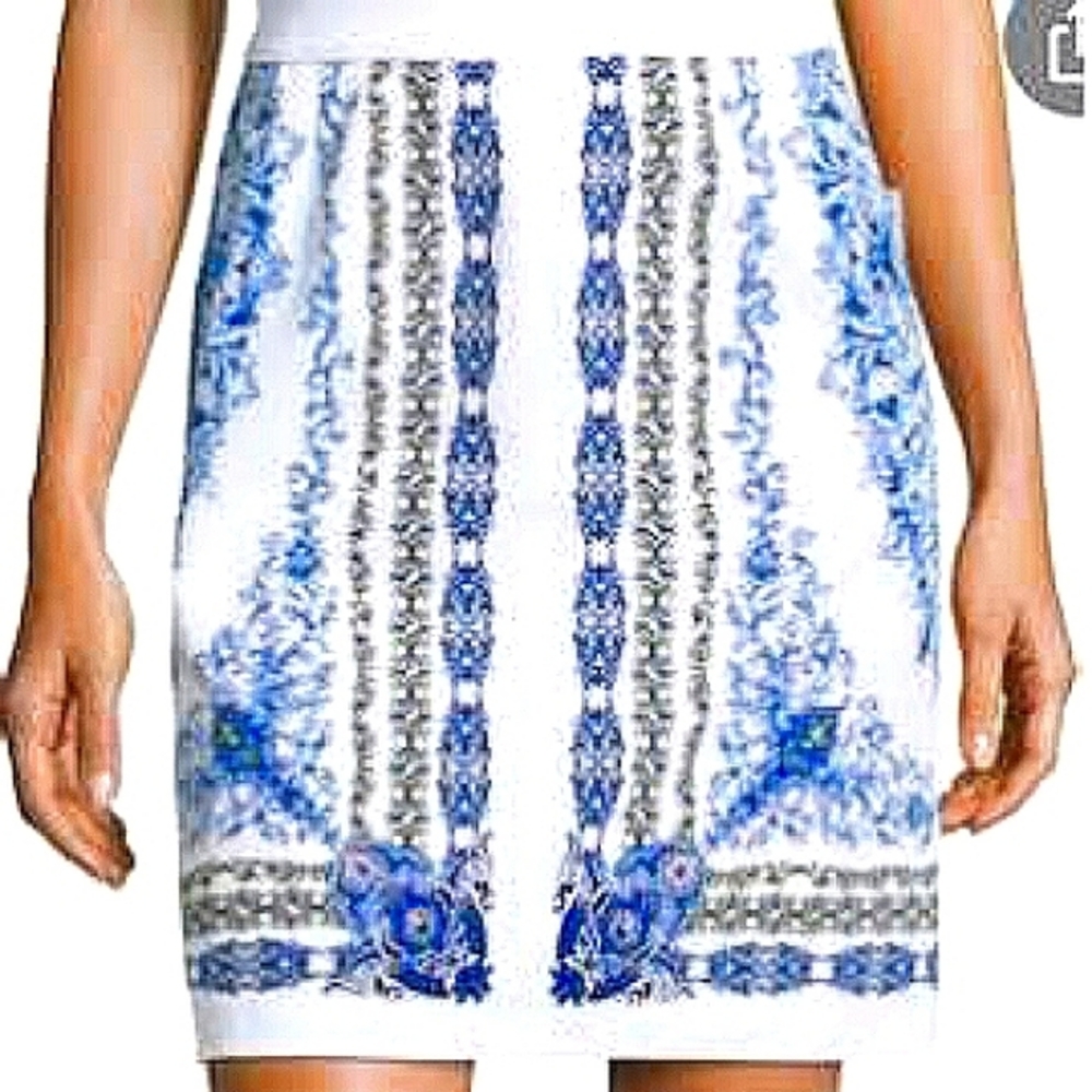 Laundry by Shelli Segal Lined Pencil Skirt Womens Sz 10 Maximalist